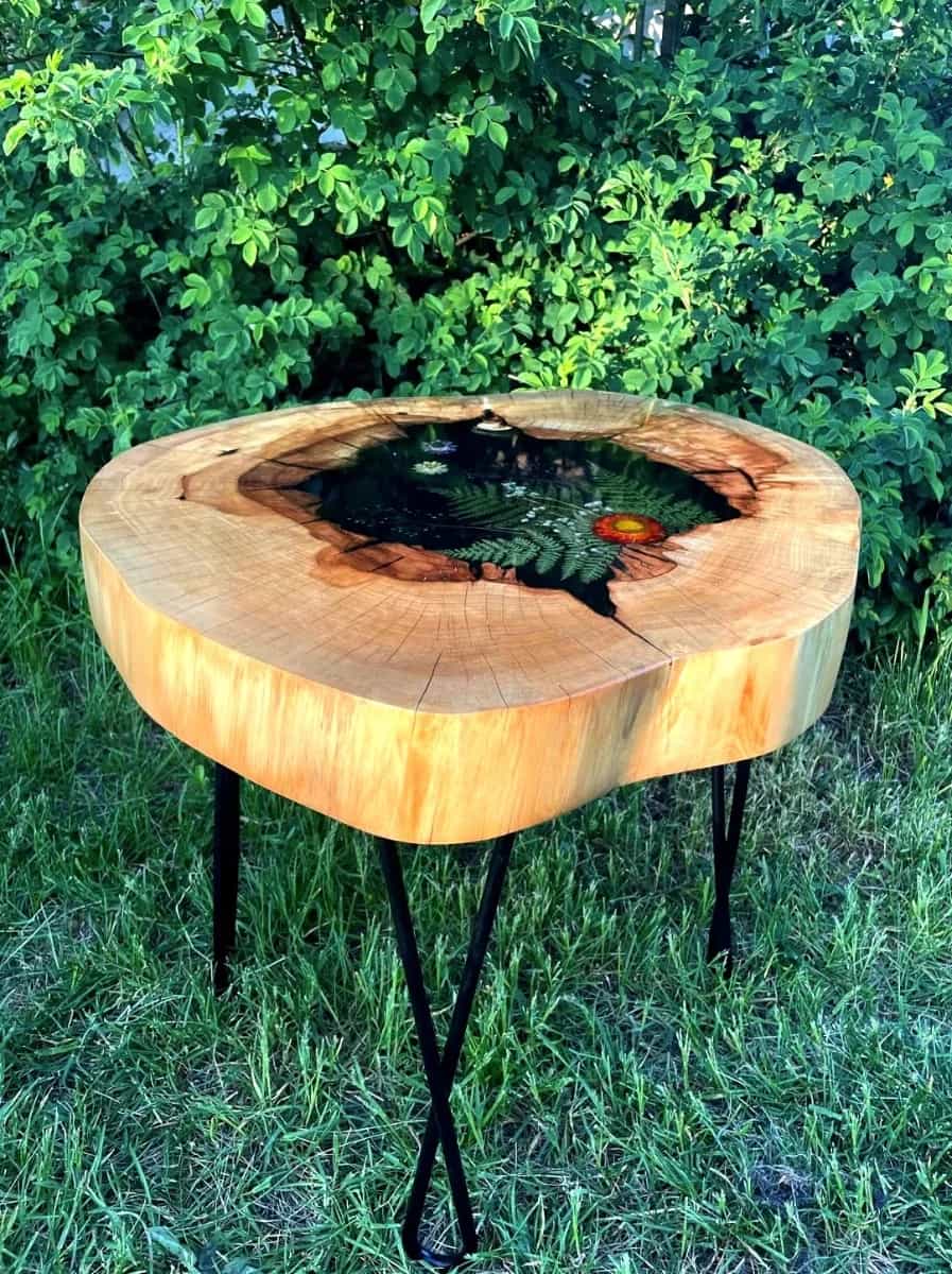 Stolik kawowy "Kasztanowa łąka I"