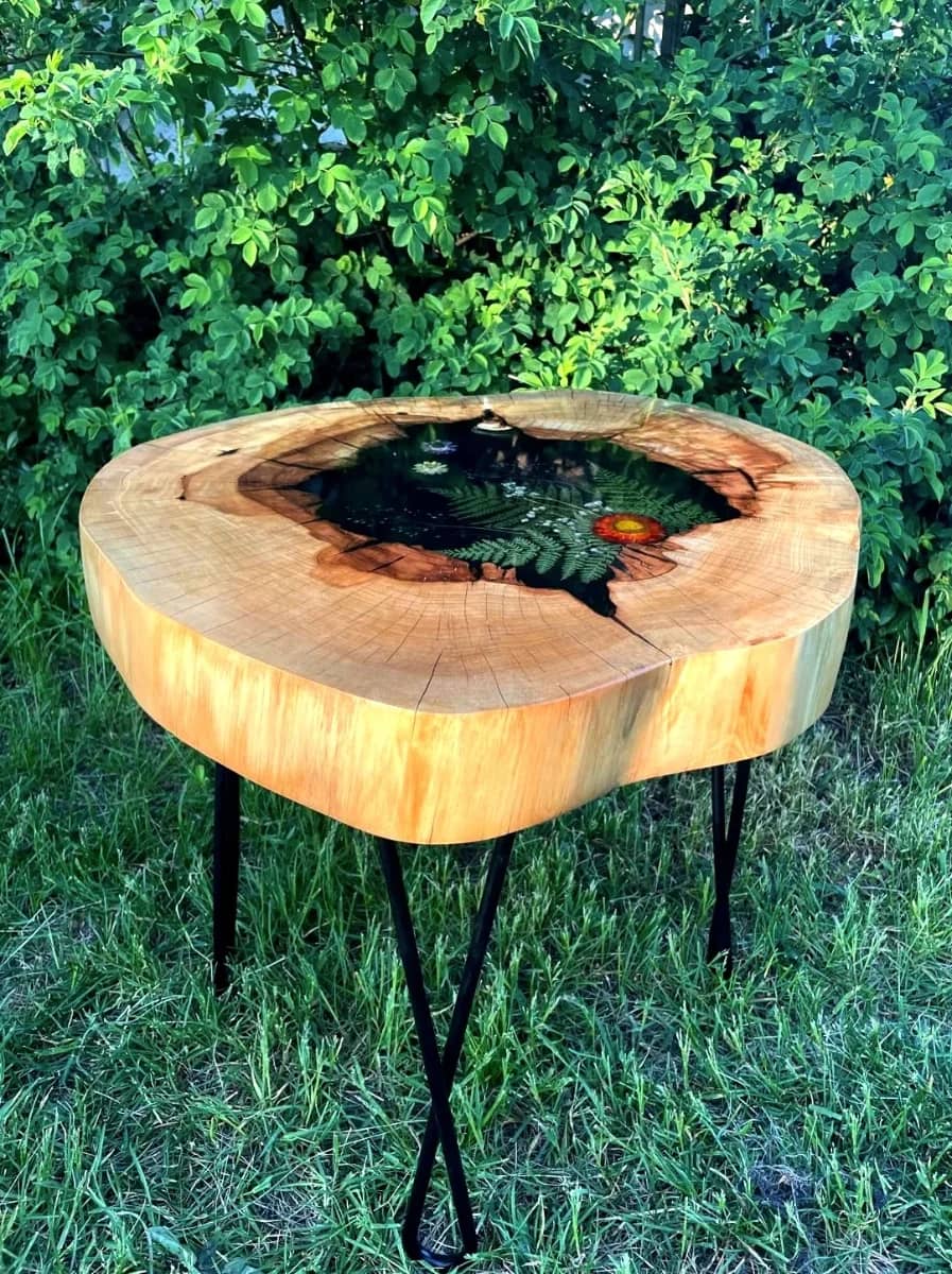 Stolik kawowy "Kasztanowa łąka I"