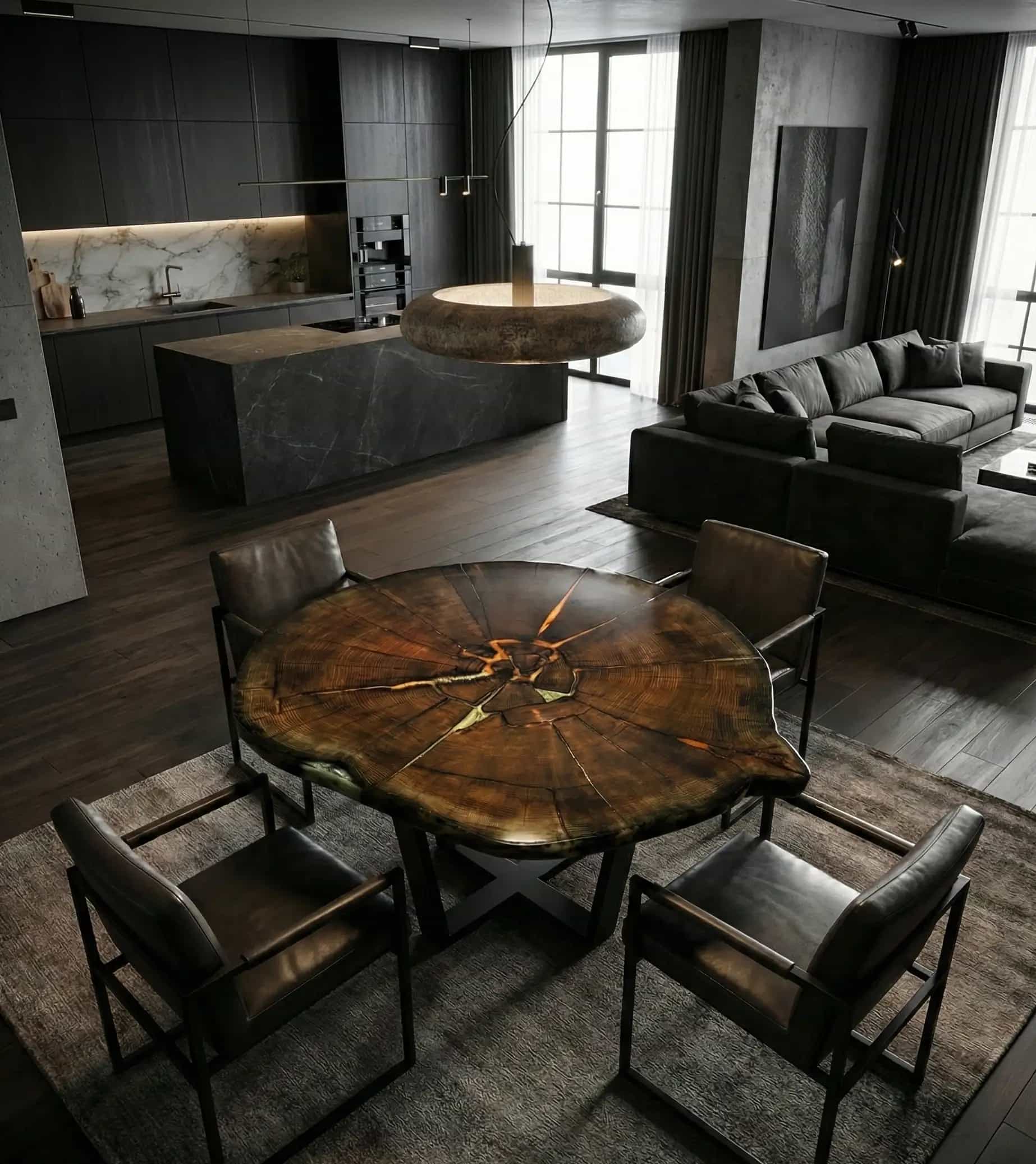 Stół jadalniany "Lot w kosmos"