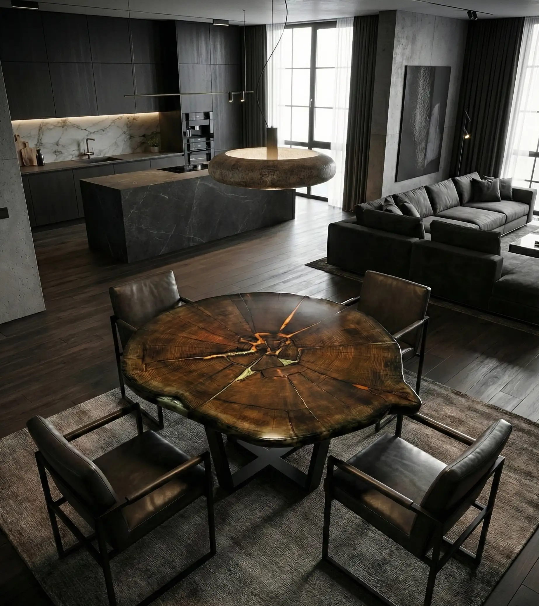 Stół jadalniany "Lot w kosmos"