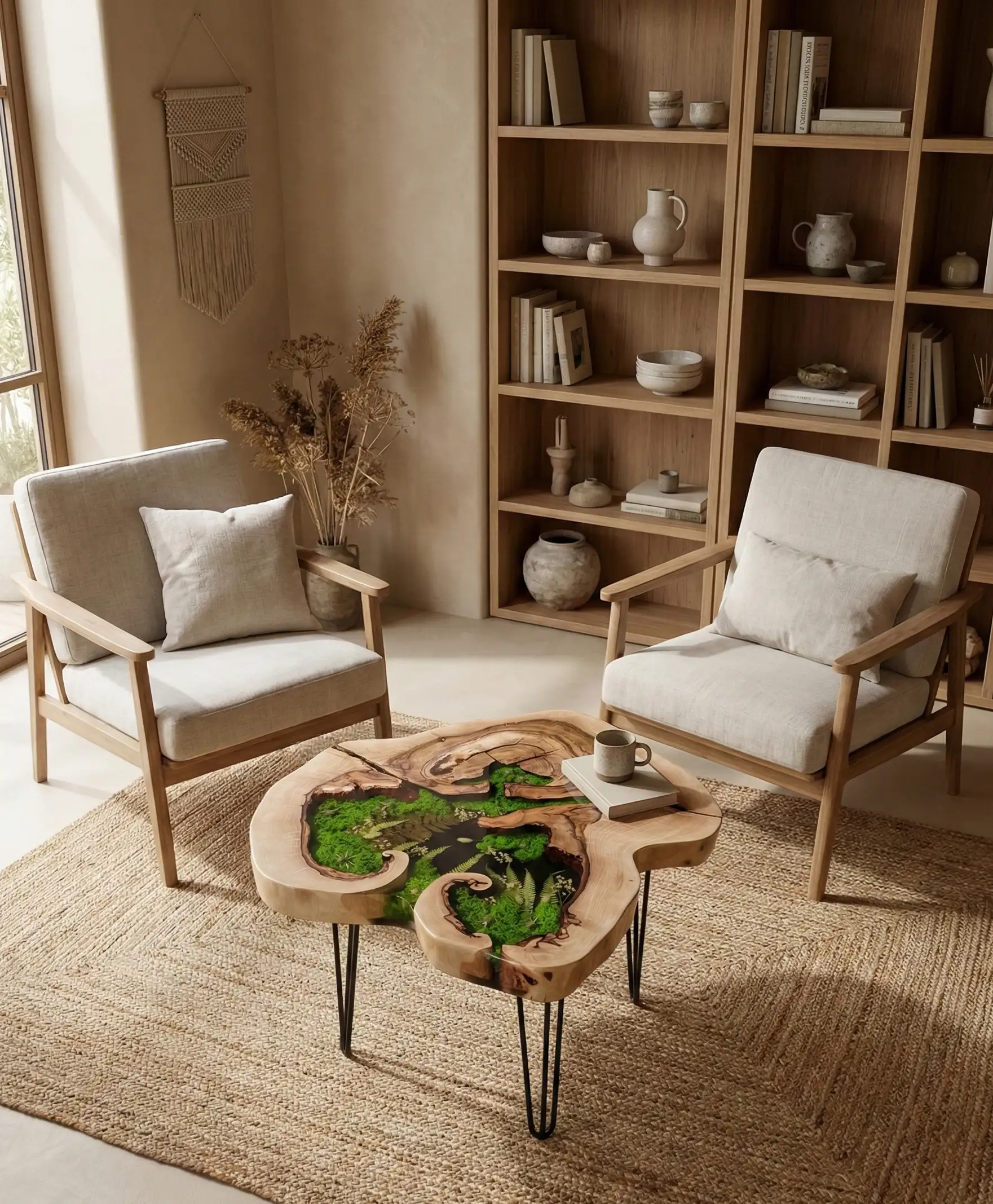 Stolik kawowy "Orzechowa łąka II"