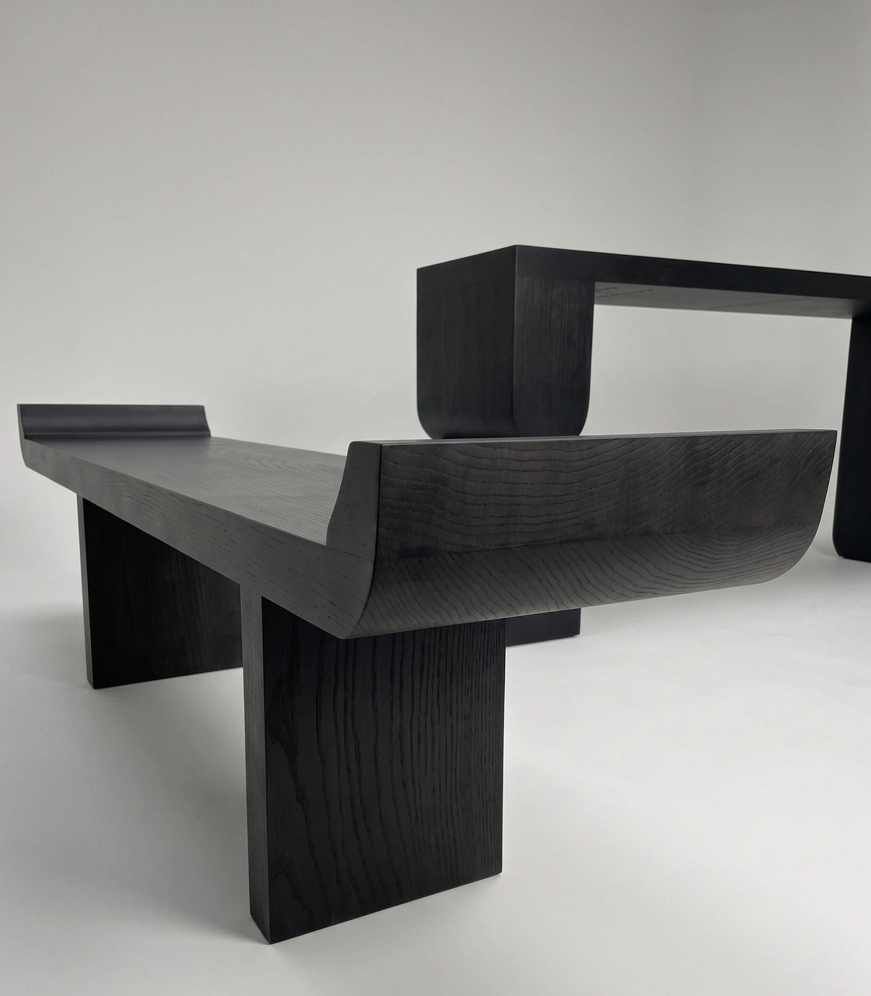 komplet mebli minimalistycznych art deco lite drewniane meble lite drewno dębowe nowoczesne meble na zamówienie